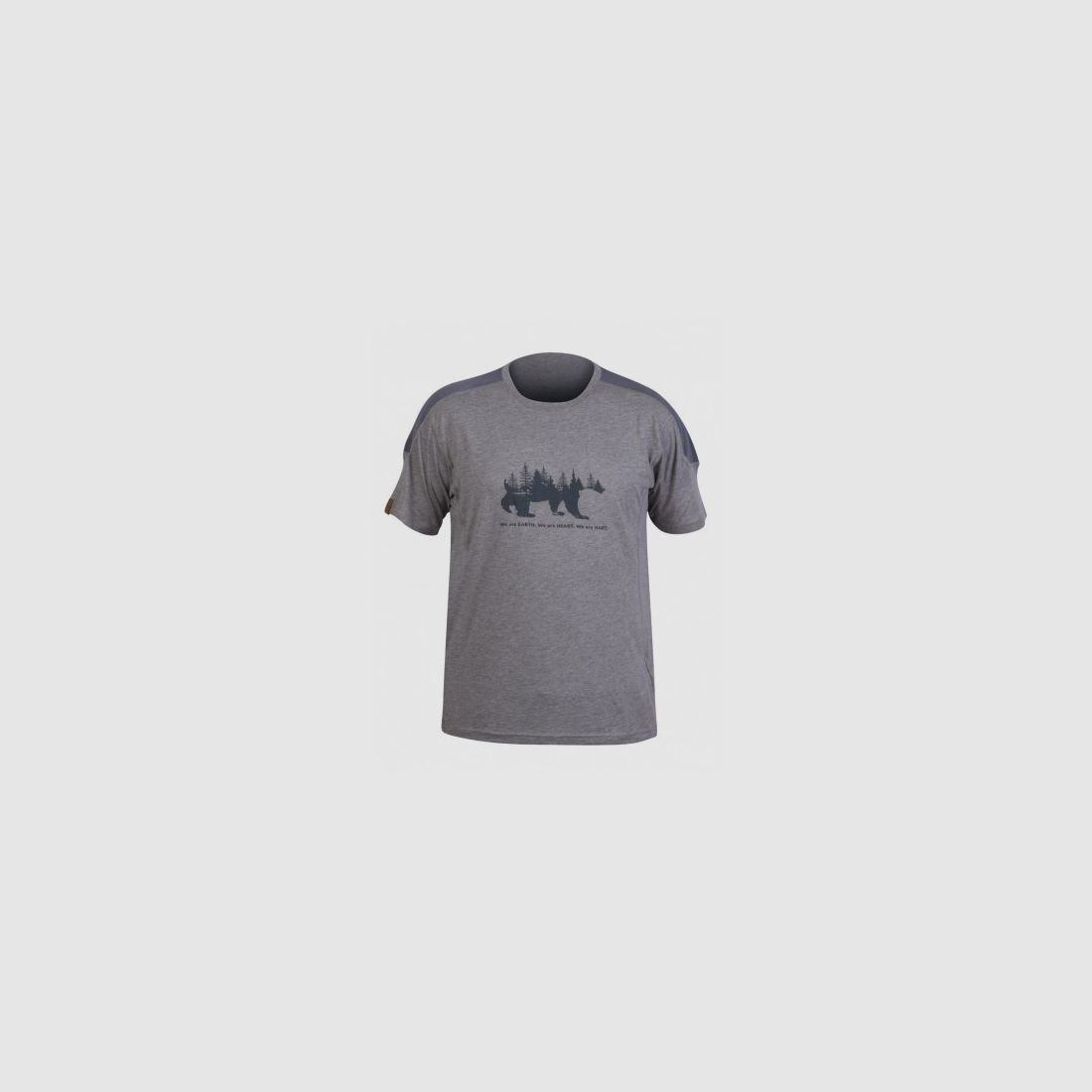 Hunting T-Shirt Hart Heart-TS grau, Bild 1 von 3