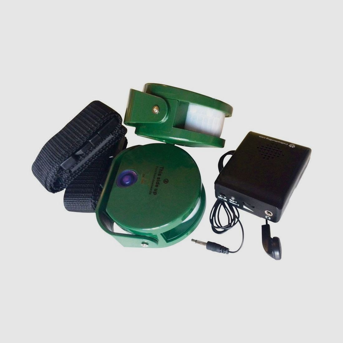 Wildmelder-Set Jagdalarm, 1 Empfänger und 2 Sensoren mit Vibrationsfunktion für die Jagd, Drückjagd und Haussicherheit, Bewegungsmelder, Bild 1 von 3
