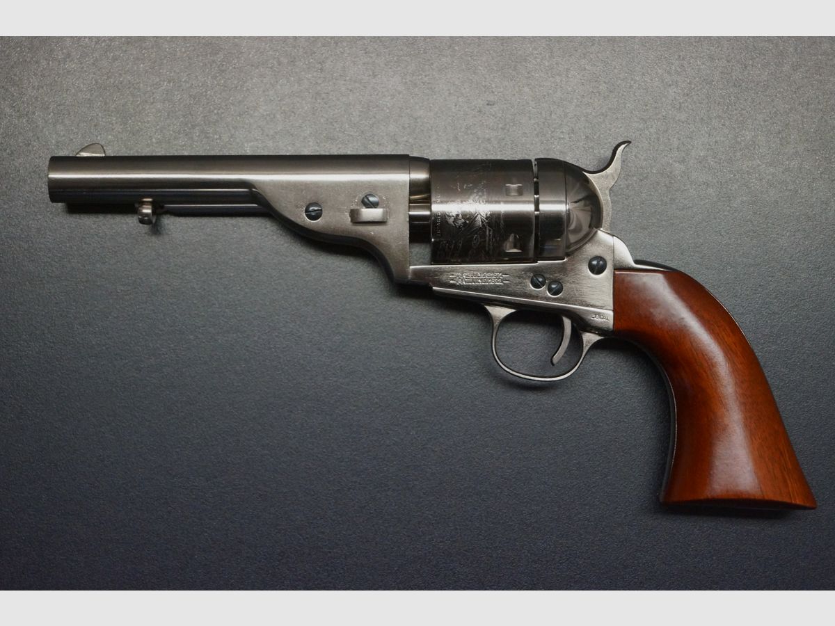 Uberti Richards Mason Navy vernickelt .38 Special, Bild 5 von 5