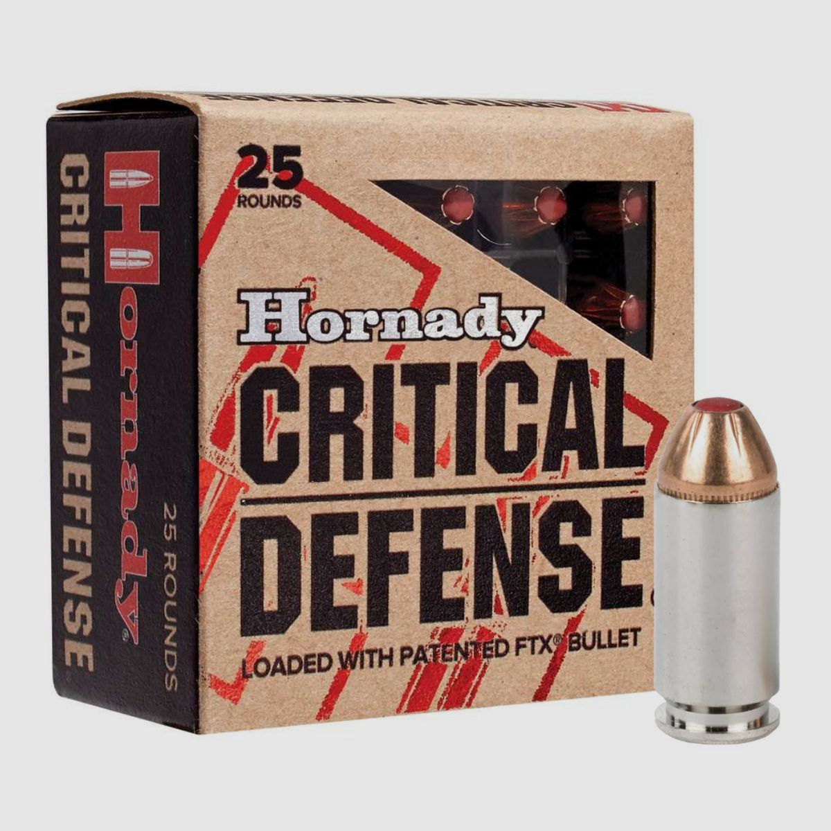 .40 S&W Hornady FTX Critical Defense 165gr/10,7g (91340), zdjęcie 1 z 3