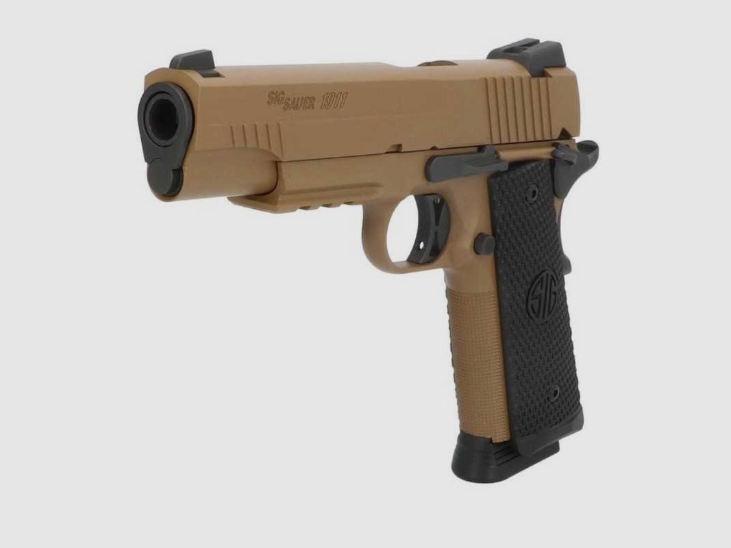 Pistolet Sig Sauer 1911 EMPEROR SCORPION CO2 1,7J - SIG 1911 EMPEROR SCORPION CO2 TAN, image 4 sur 7