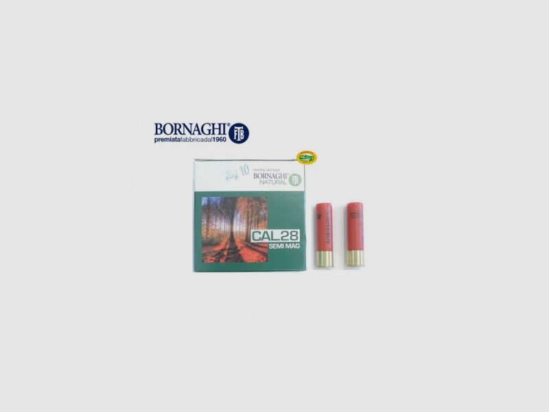 BORNAGHI Patronen Semimagnum Kal.28 gr.28 pb.10 ohne Behälter