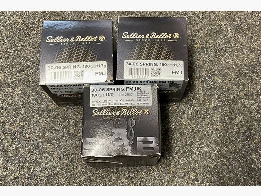 Sellier&Bellot 30-06 Spring 180 granos