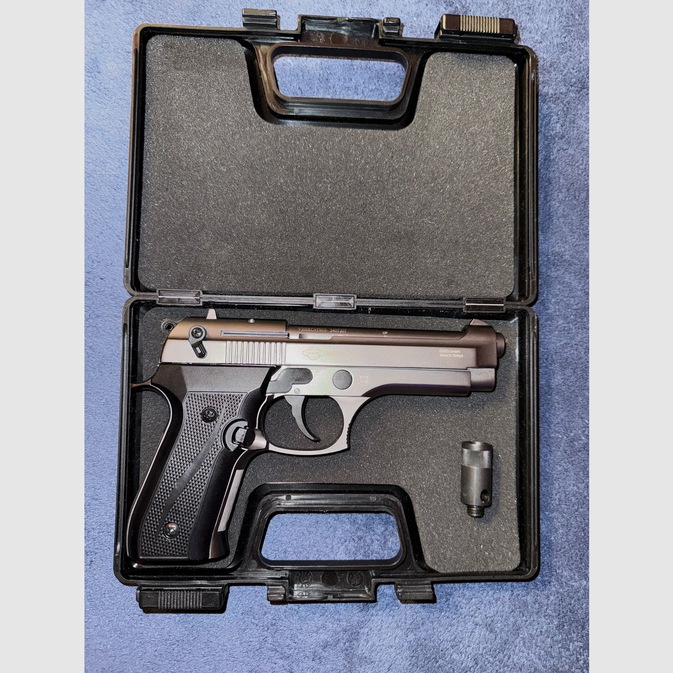 Ekol Firat Magnum Schrecksch. Pistool Kal. 9mm P.A.K. titan