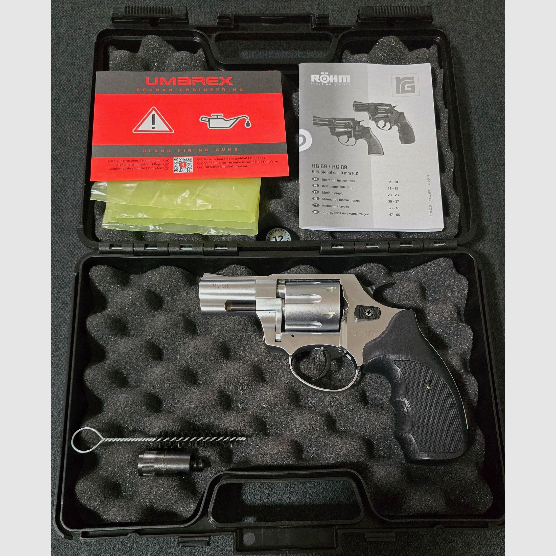 Röhm RG 89 9mm RK Schreckschuss Alu Chrome