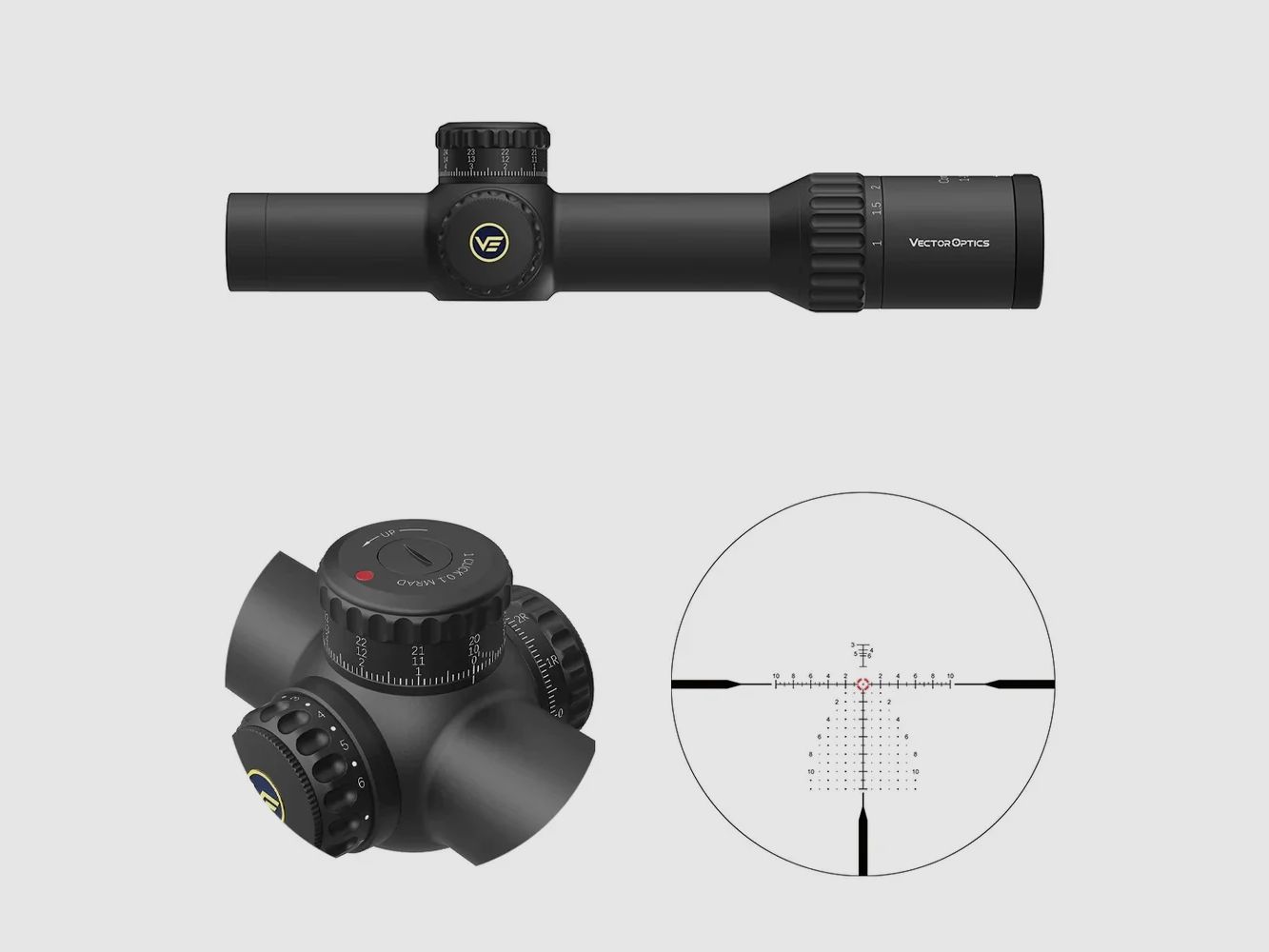 Vector Optics SCFF-47 Continental x10 1-10x28FFP ED
