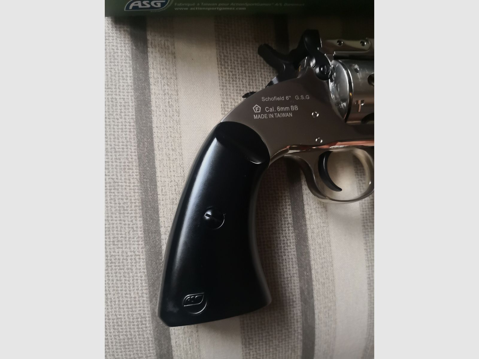 ASG Schofield Co2 Airsoft 6mm BB Revolver 6 Zoll
