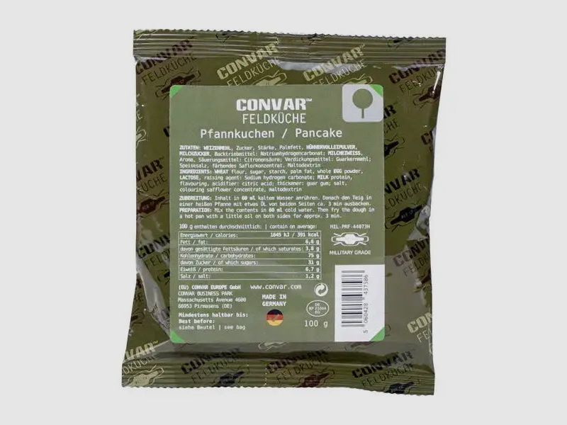 Convar-7 veldkeuken pannenkoeken