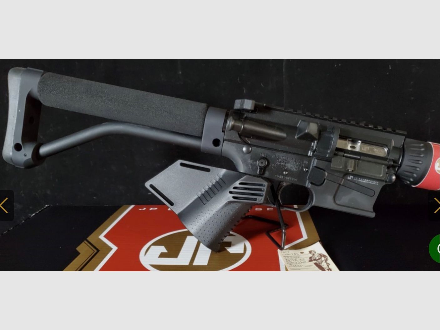 JP GMR-15 READY RIFLE (RR) 9MM GLOCK RIFLE CA RIFLE. Fabrikneu 🇺🇸, Bild 3 von 5