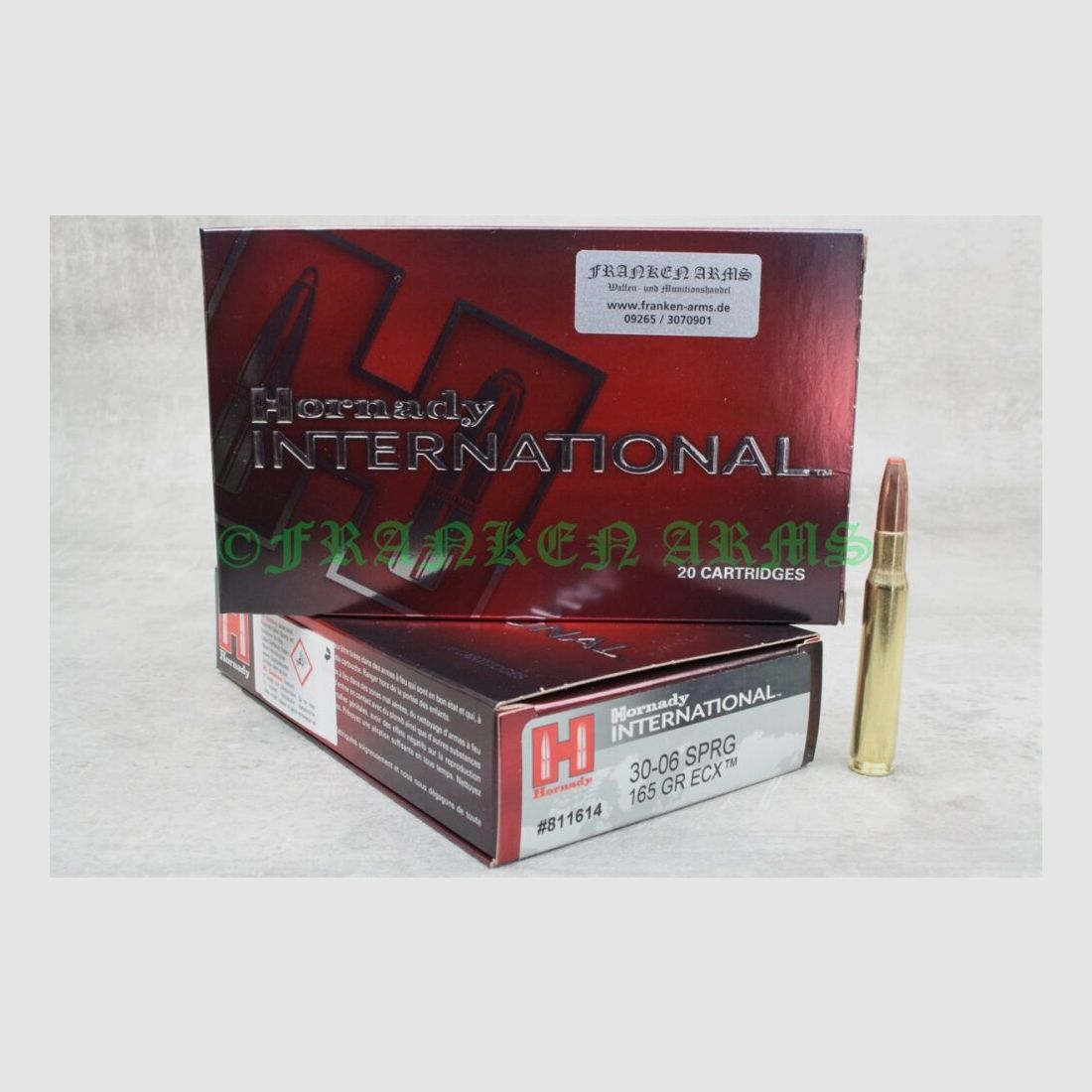 Hornady ECX .30-06 Spr. 165gr. 10,7g 20 pièces Prix dégressifs