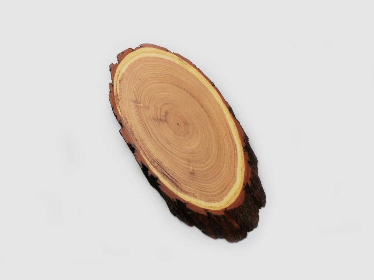 Akazienschild für Hirsch 18 x 40 cm, Bild 1 von 2