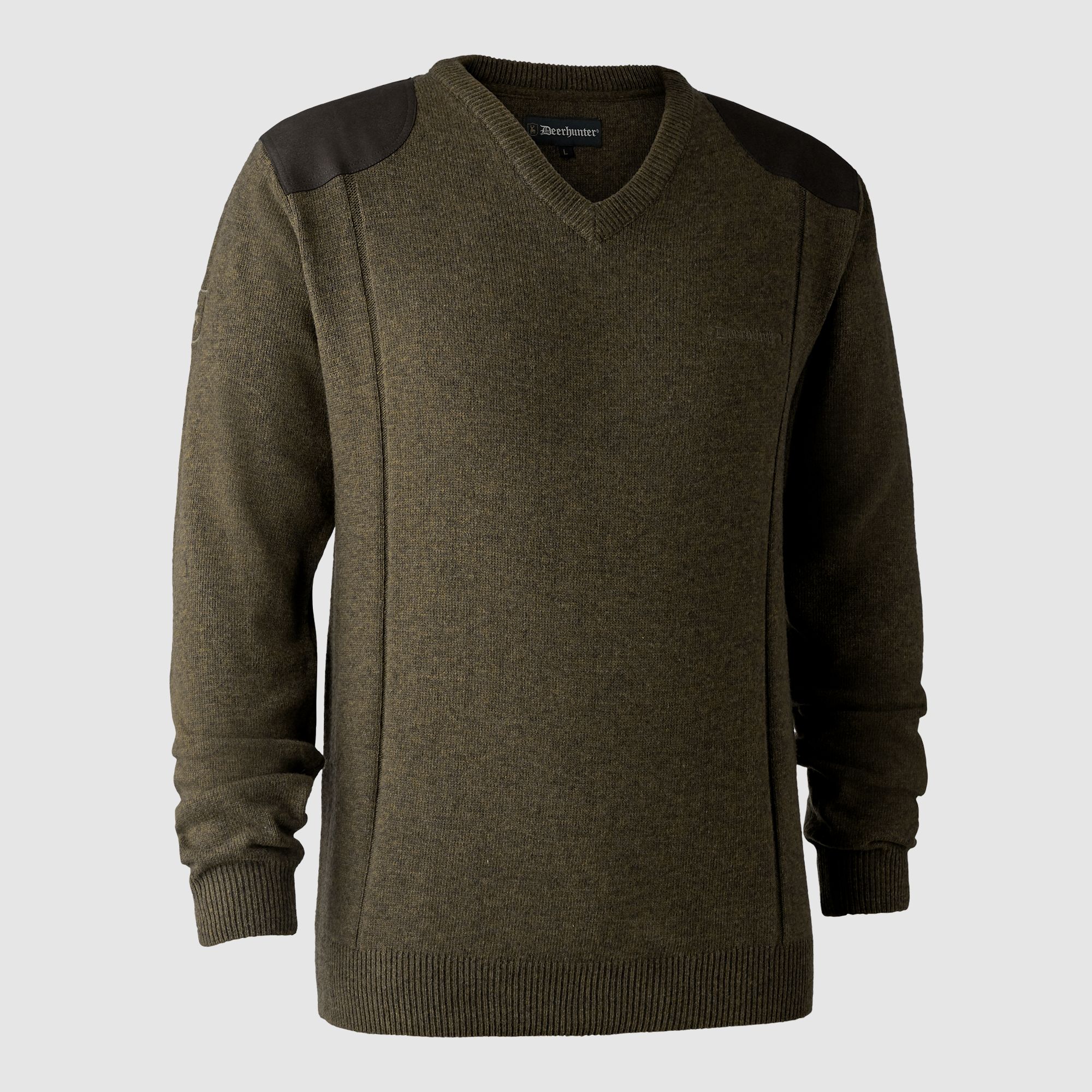 Deerhunter Sheffield Knit with V-neck Cypress S