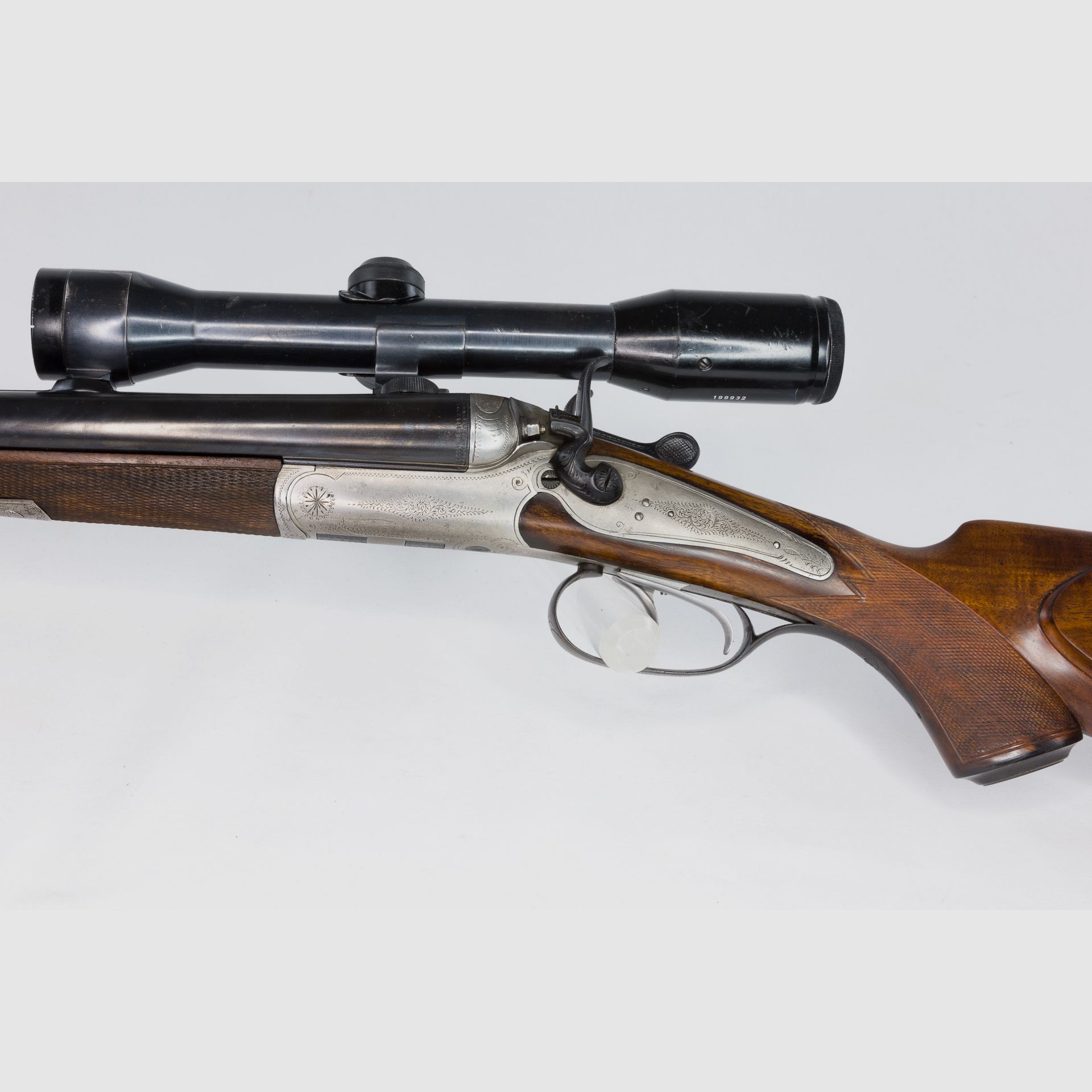 used Ferlacher cocking gun with mounted Hensoldt 4x32, image 3 of 5