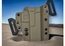 Höppner and Schumann OWB Holster Glock 17 / 34 stone gray-olive RH and LH