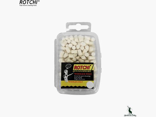 Rotchi Feltrini in Lana per Pulizia cal. .22 conf. 100 pz.