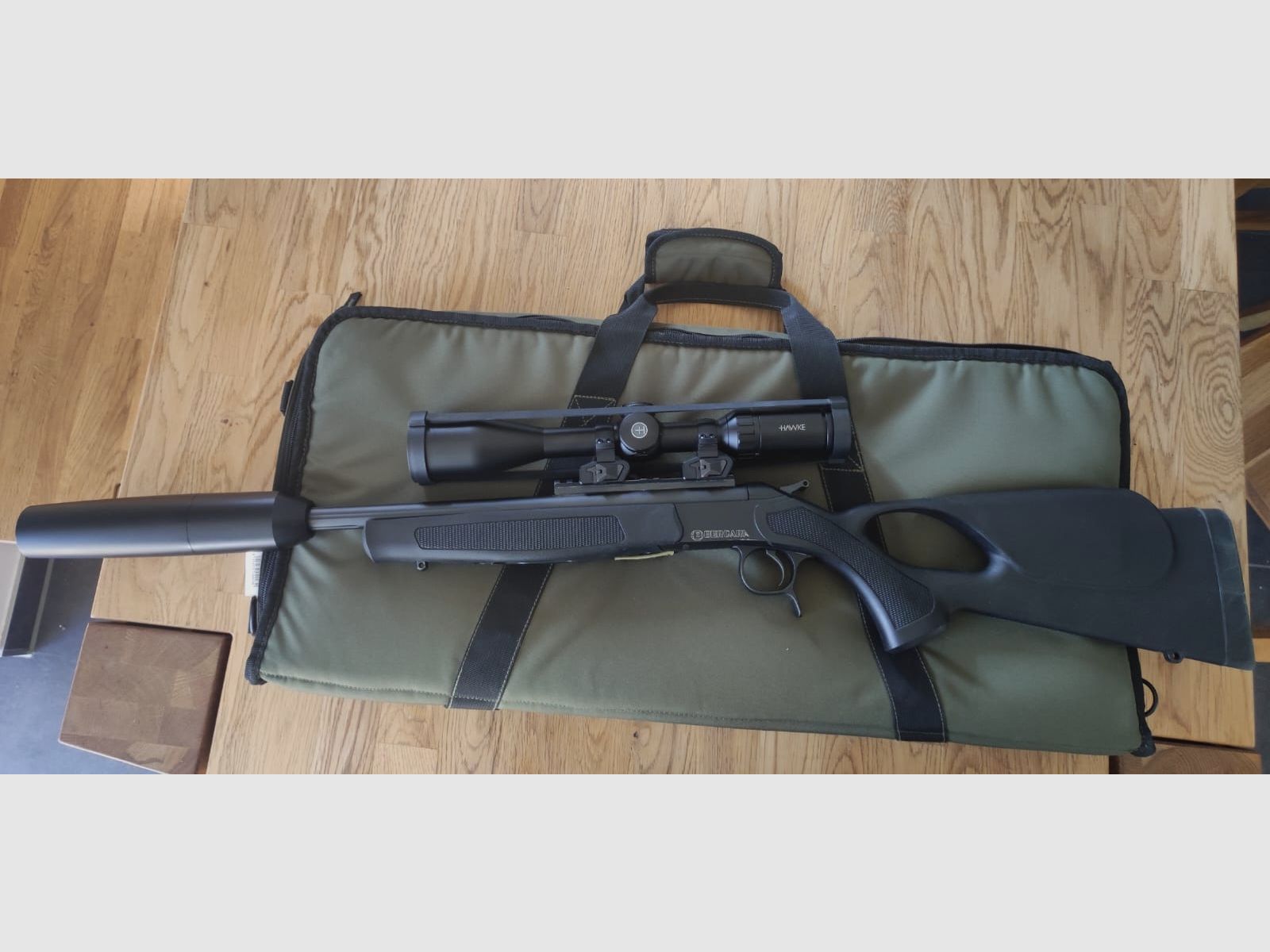 Bergara BA 13 TD complete set with scope and suppressor caliber .308 Win 16" barrel length