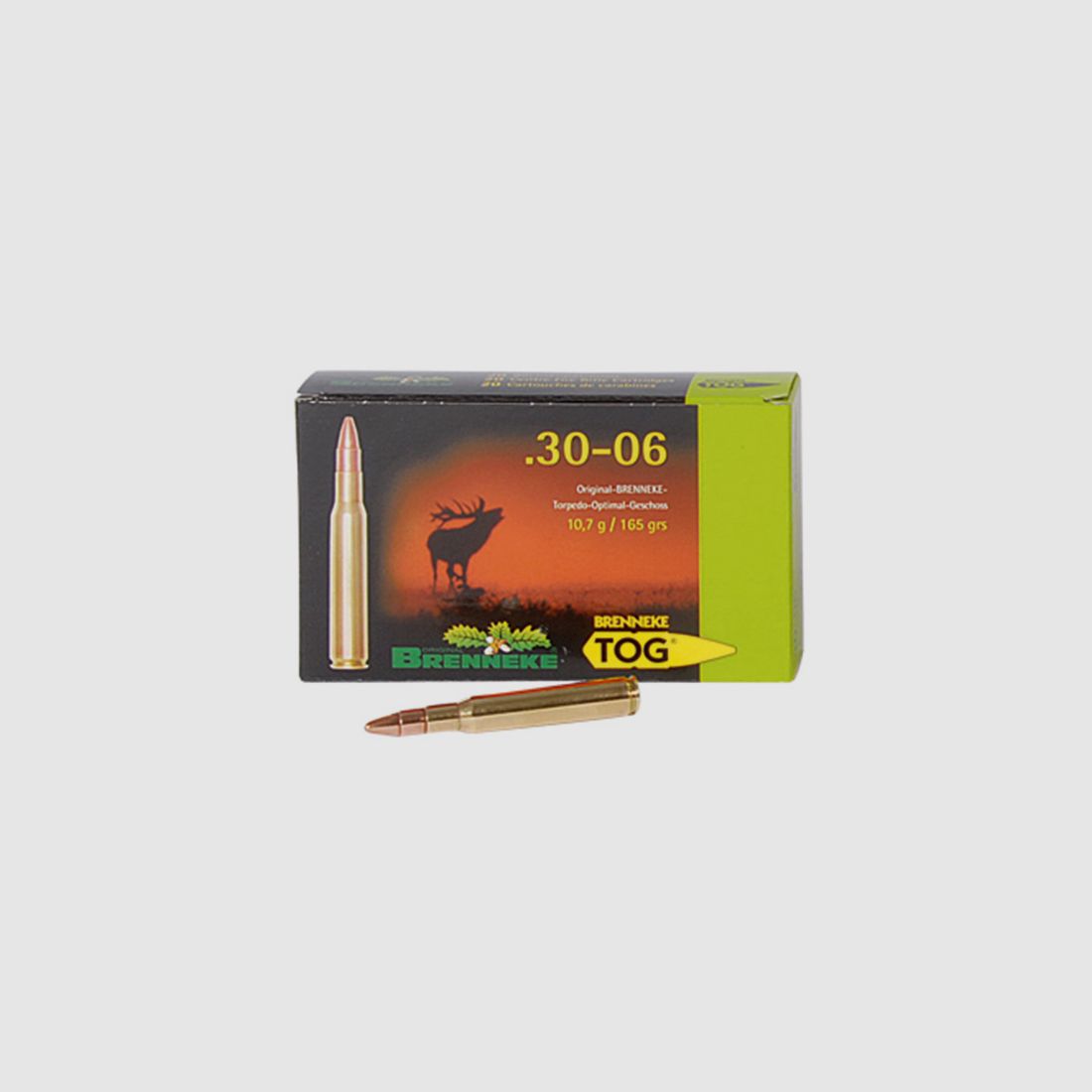 Brenneke .30-06 Sprg. 165GR TOG 20 Patronen