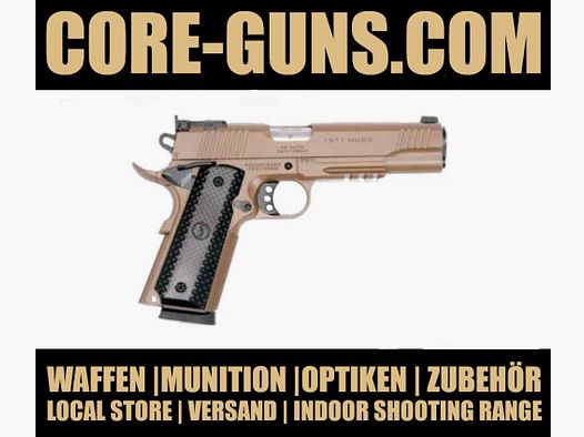 Pistolet Schmeisser Hugo 1911, calibre 45 ACP FDE 5" disponible immédiatement, expédition +20€