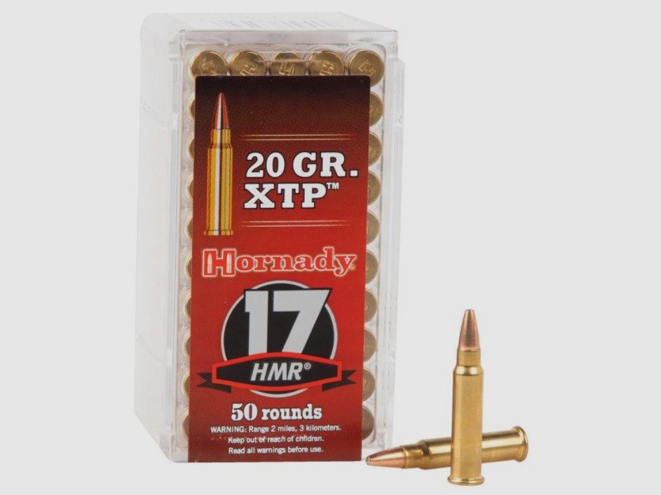 .17 HMR Hornady XTP, 20grs.
