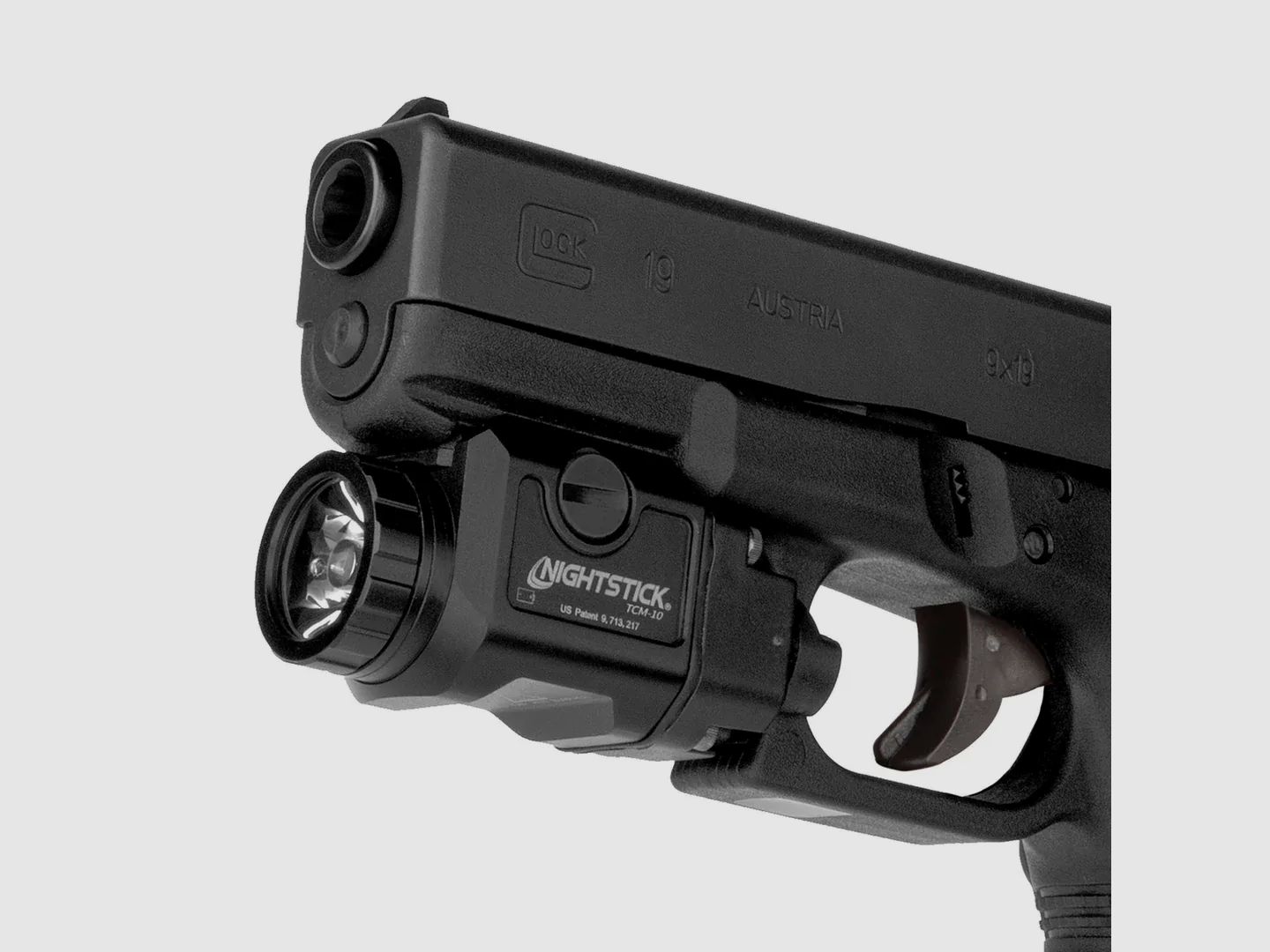 TCM-10 Kompakte waffenmontierte Lampe 650 Lumen (Schwarz) Nightstick, Bild 2 von 7