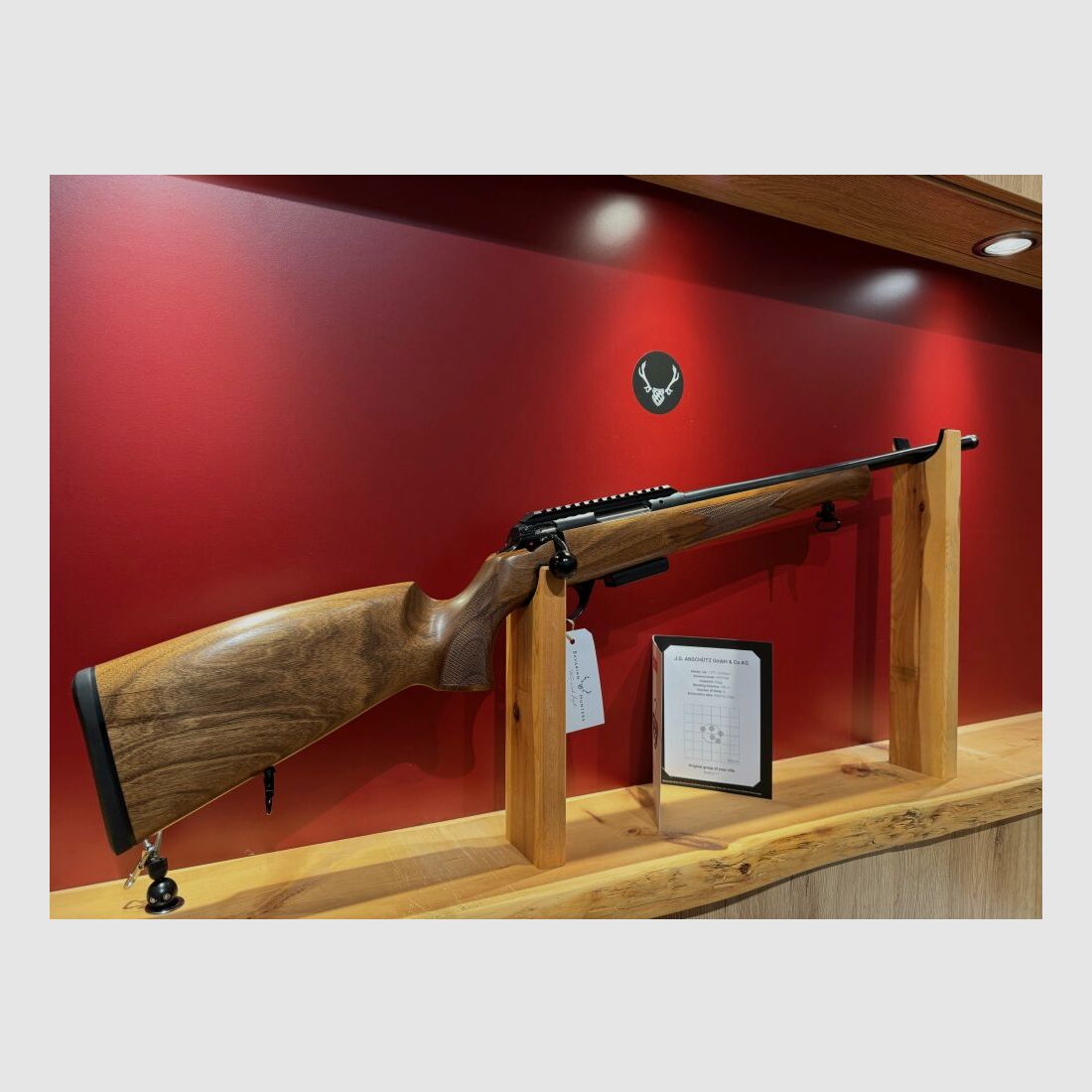 Anschütz 1771 D G-15x1 Niemiecka kolba, 51cmLL, bezpośredni spust