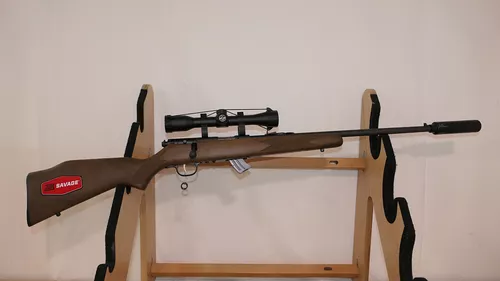 Carabine savage stevens 300 bois avec lunette et mds cal 22lr