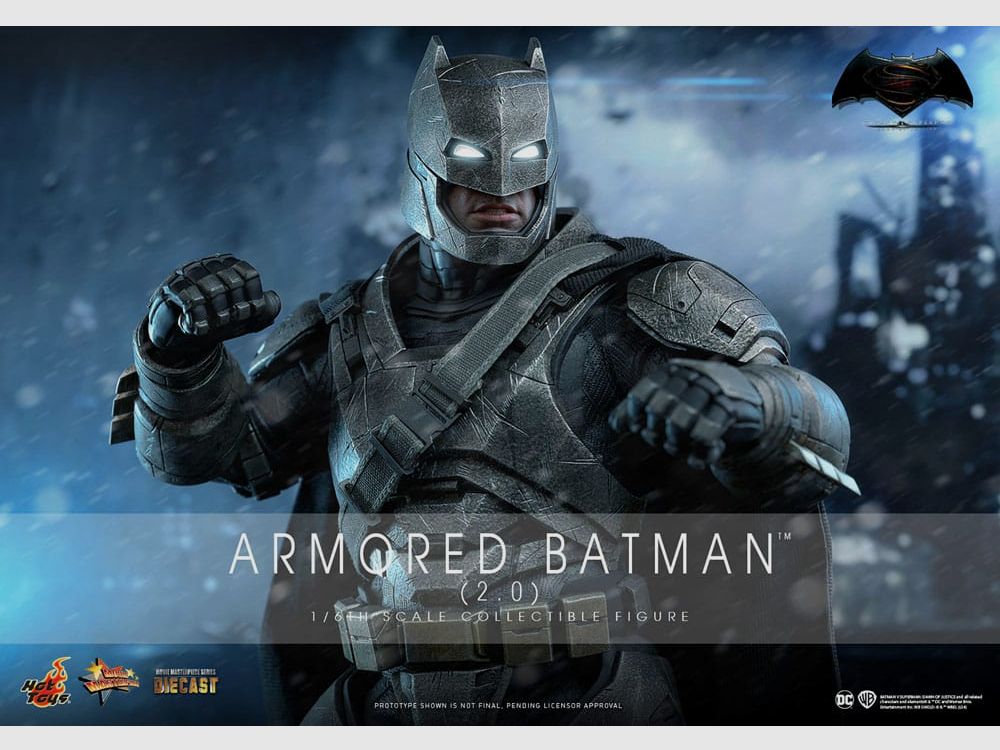 Batman v Superman: Dawn of Justice Movie Masterpiece Actionfigur 1/6 Armored Batman 2.0 33 cm | 43204