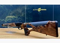 Blaser R8 Success skórzana kolba z systemem / klasa drewna 6 / skóra czarna / elementy złote