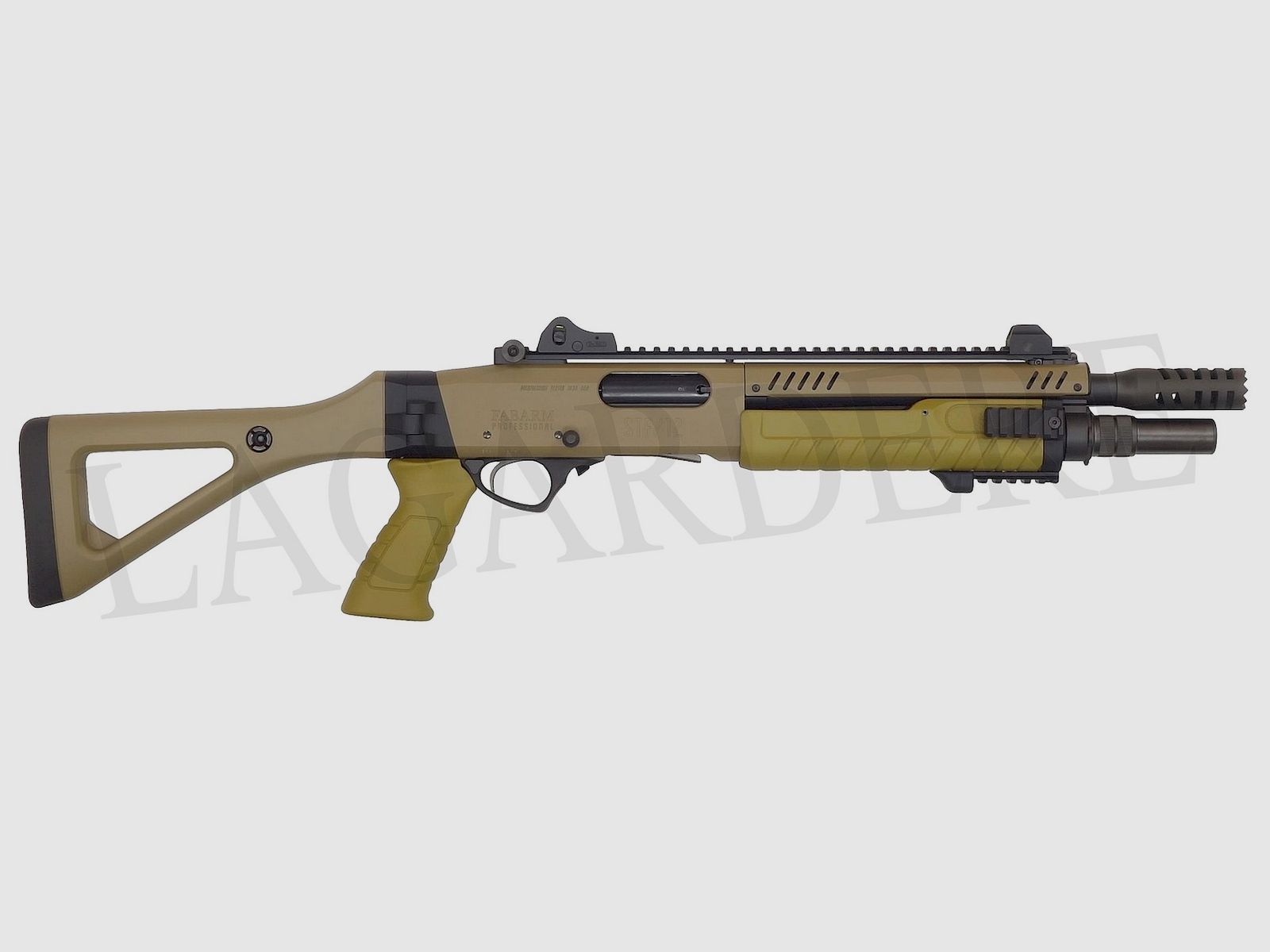 FABARM STF 12 COMPACT 11" TAN (VORDERSCHAFTREPETIERFLINTE)