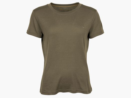 Koszulka Pinewood T-Shirt Travel Merino Damska Zielona