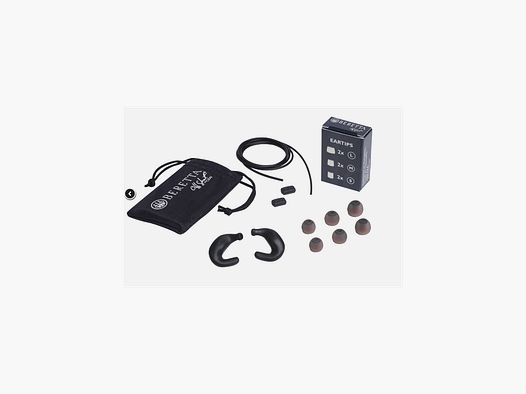 Beretta Mini Headset E2 schwarze Ohrstöpsel