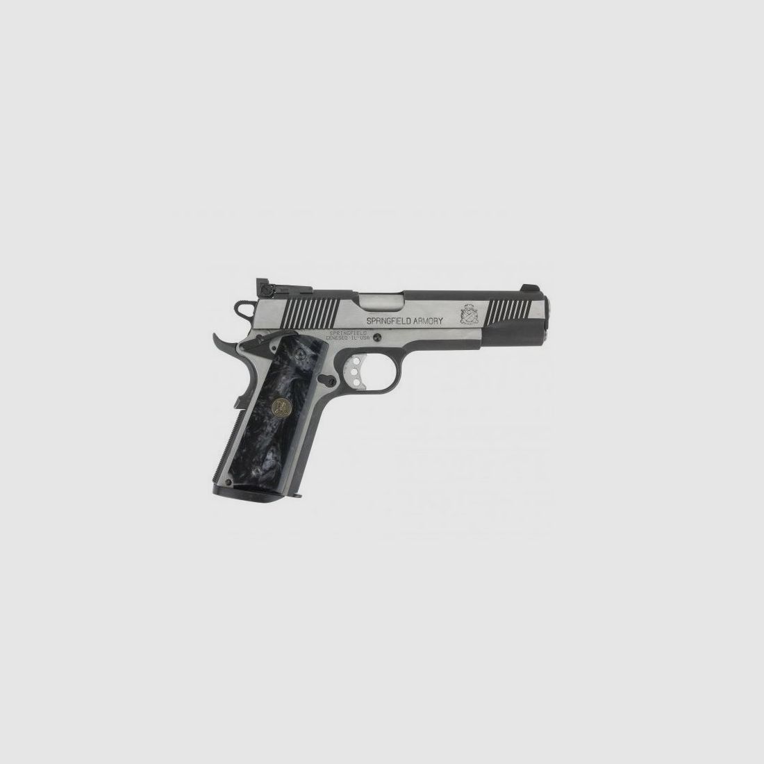 Custom Grip Black Pearl Smooth Colt 1911, immagine 2 di 2