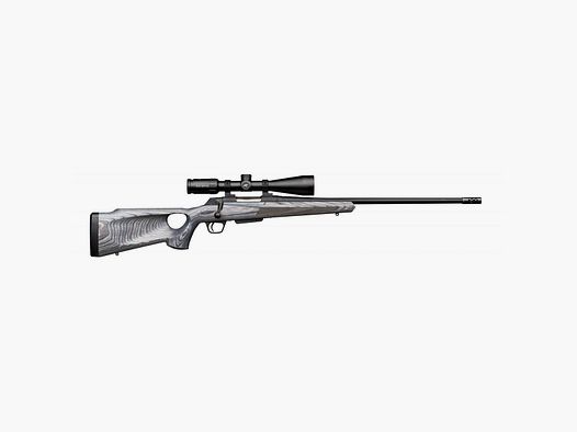 Bolt-action rifle, four-stroke, Winchester, XPR, gray thumbhole stock, thread, M14x1,NS,SM,308Win
