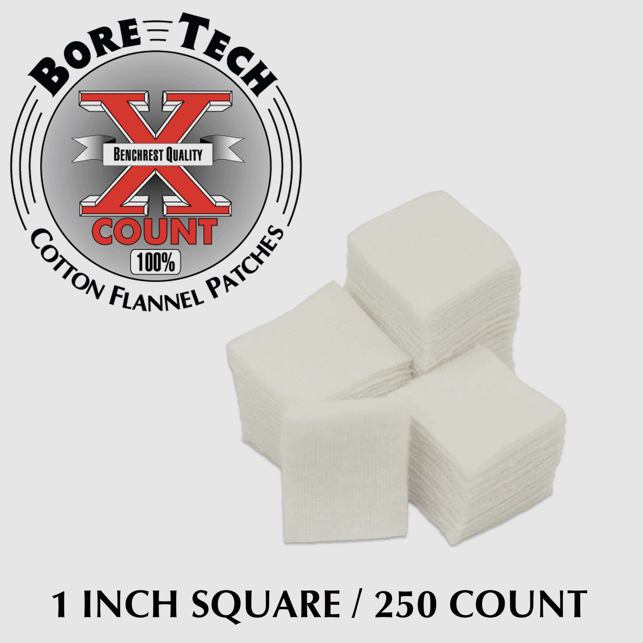 Bore Tech X-Count Patches – Baumwoll-Reinigungspatches nach Kaliber, Bild 1 von 8