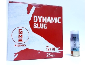 Dynamic Slug Fam Pionki hagelpatronen met kogel kal. 12/70, afbeelding 1 van 2