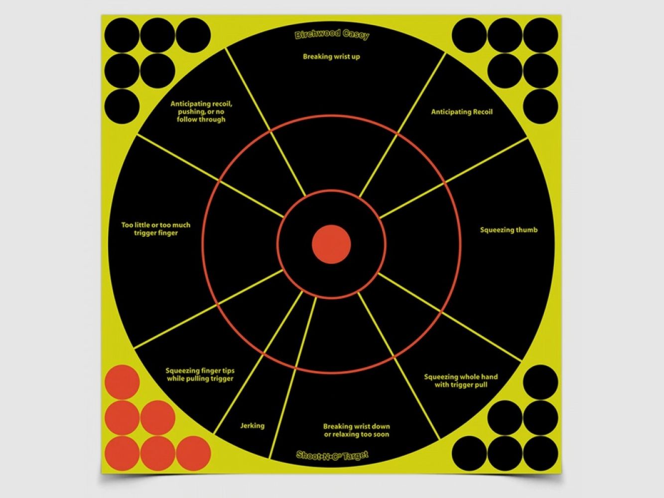 Shoot•N•C® 12" Handgun Trainer Target