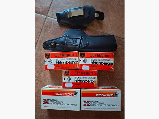 Patronen Magnum, Winchester und Holster