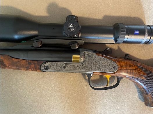 Blaser S2 Double rifle S2 côte à côte Custom Shop 8x57 IRS État impeccable aucune trace d'utilisation