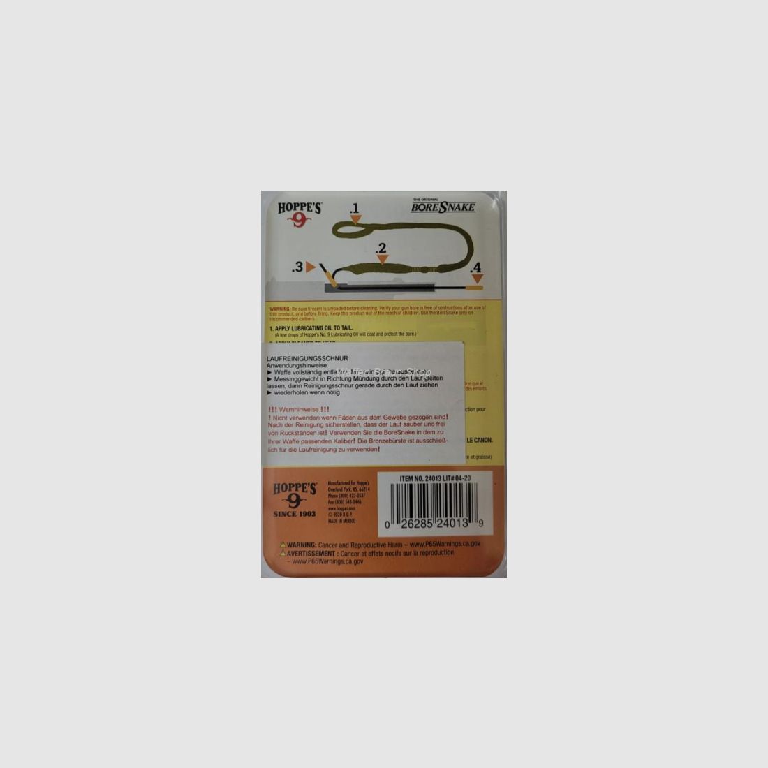 Hoppes Bore Snake/ Qucik Clean 7mm / .270 / .280 für Langwaffen