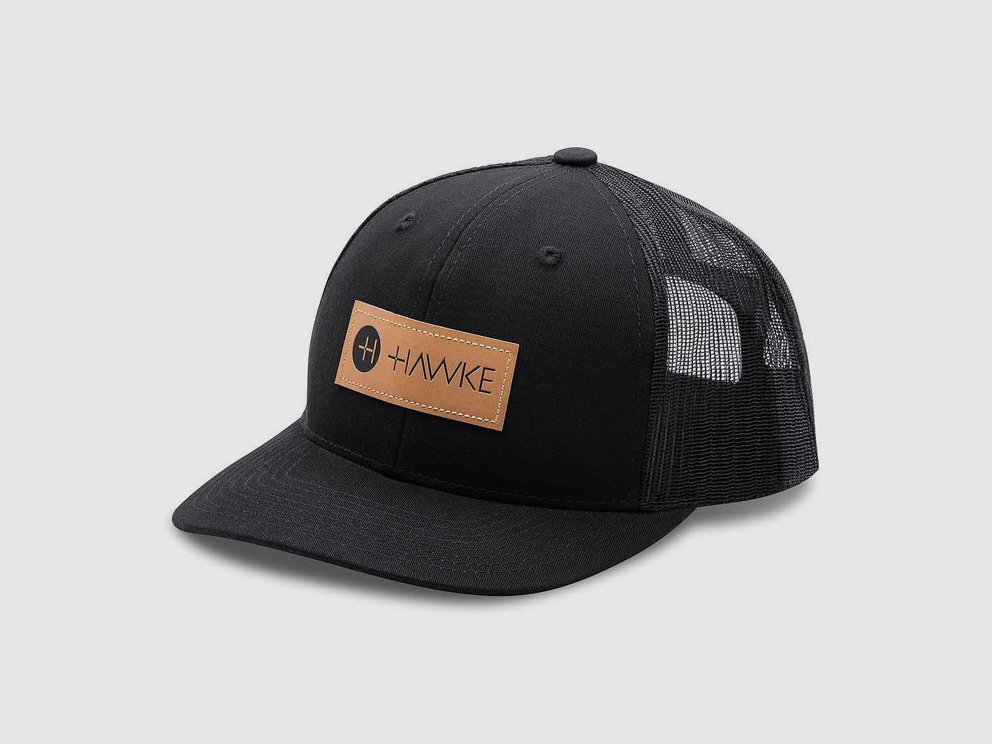 Hawke – Casquette Snapback (Style Trucker) / Noir
