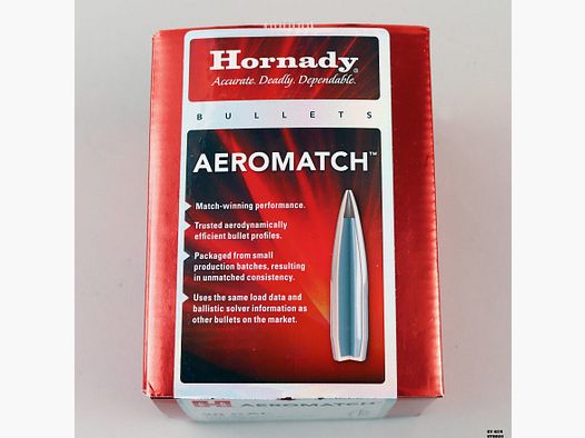 Hornady kogels Aeromatch kal. 30 – 168 GR. – stuks 500