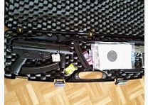 Softairsammlung - HK MP5K, Glock 17, HK P8, MK23, Desert Eagle mit Zubehör