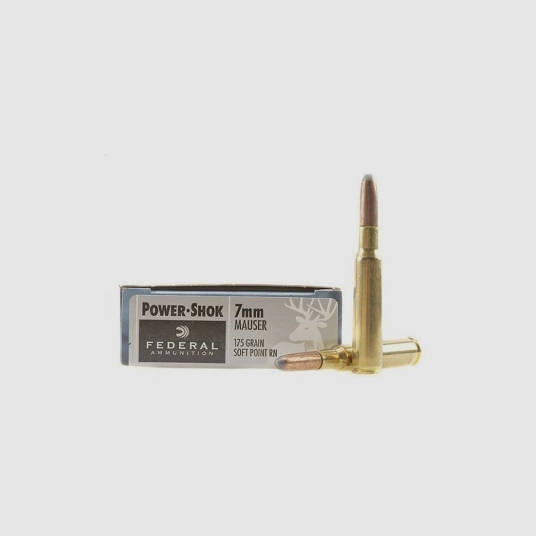 Federal Power-Shok 7mm Mauser 175GR JSP RN 20 cartridges