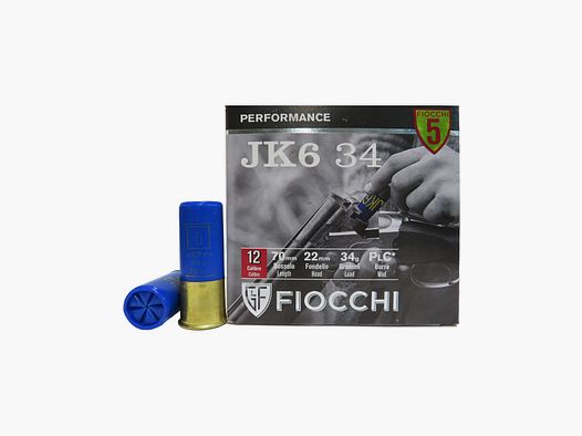 Patronen Fiocchi JK6 Kal. 12/70 34 g Blei 5