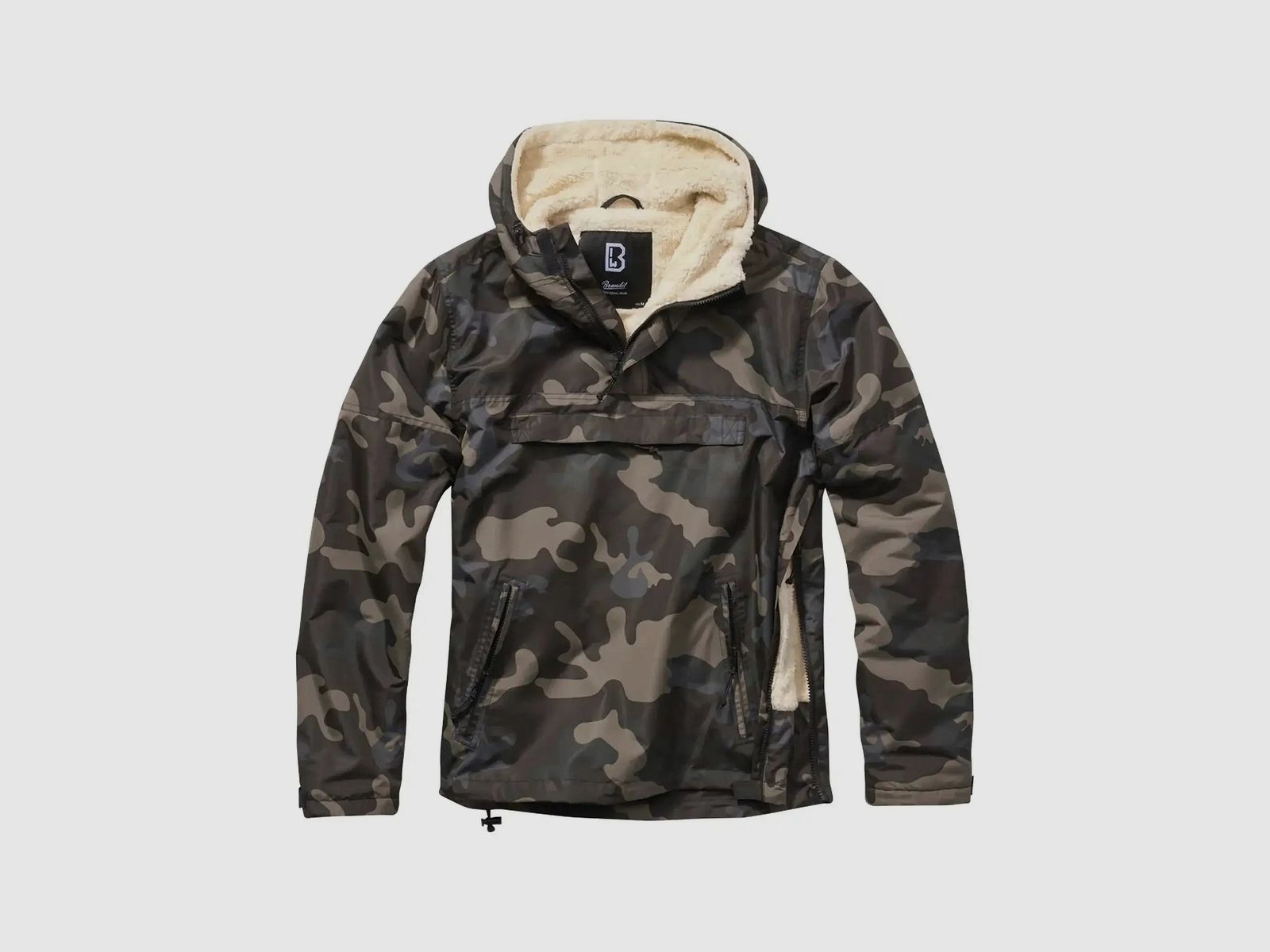 Brandit Brandit Jacket Windbreaker Sherpa - Woodland / S Men