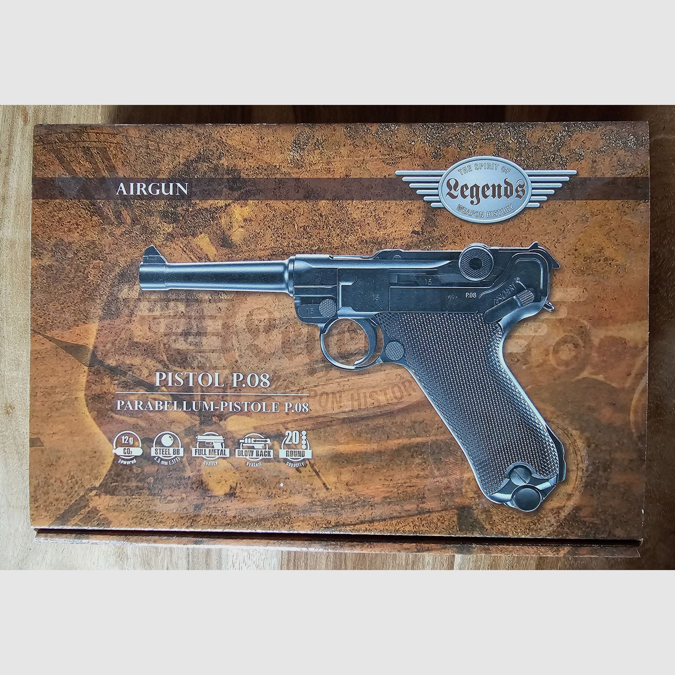 Umarex CO2 Pistole  Legends P08 4,5 mm BB
