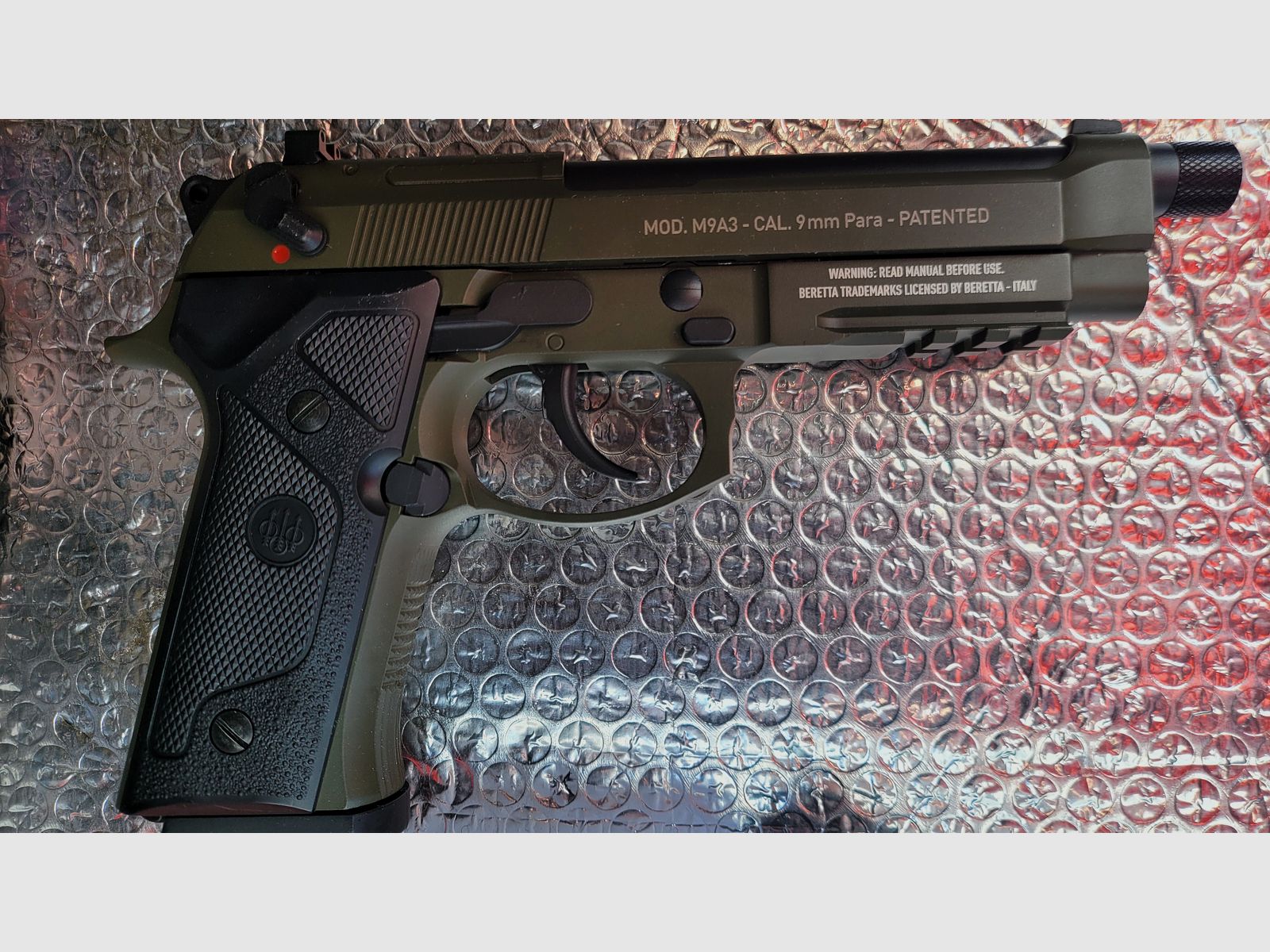 Pistola de aire comprimido Beretta M9A3 CO2