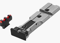 LPA WXT0107-F2 SILVER BA adjustable revolver sight with Weaver base for 629, 686, 586, 627, 66, 67, 696, 17, 19, 657, 610, 625, 29, 27 and new for caliber .50 – Black sight picture
