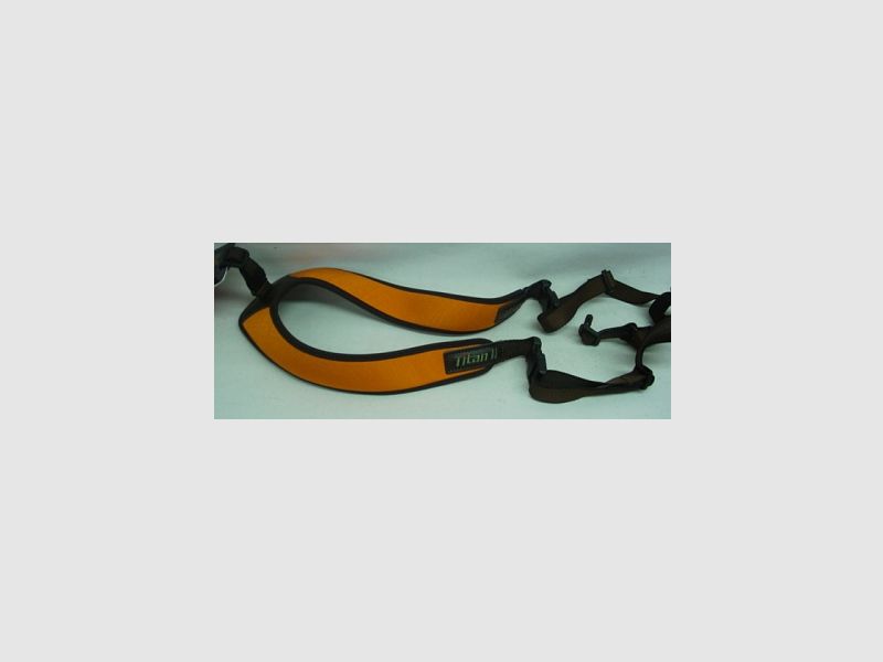 Rucksack-Gewehrgurt Titan II - Neopren / Orange