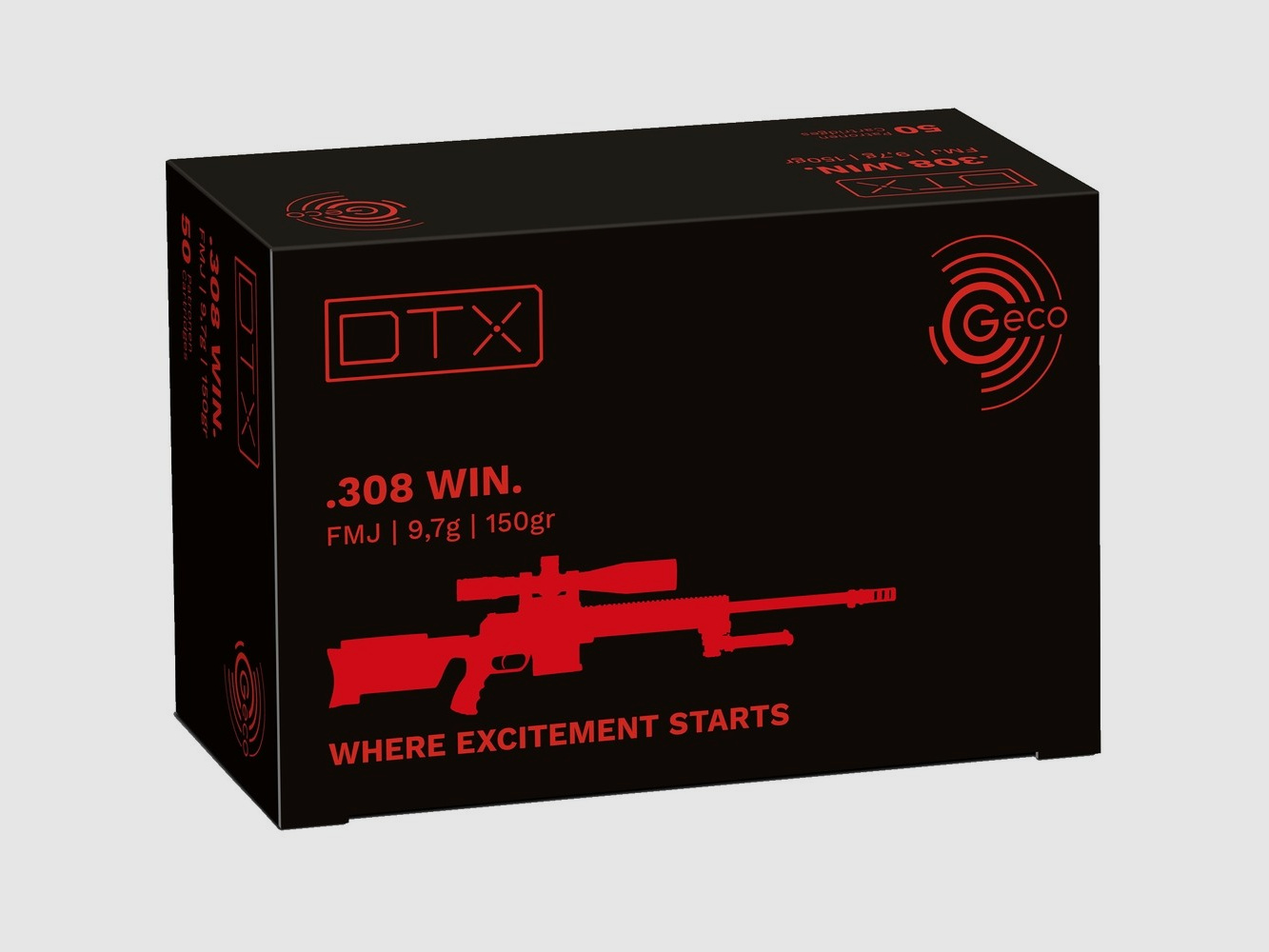 .308 Win. DTX 9,7g/150grs